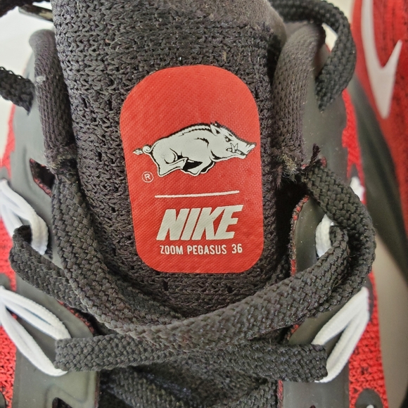 New Nike Air Zoom Pegasus 36 Arkansas Razorbacks 9 - Picture 7 of 8